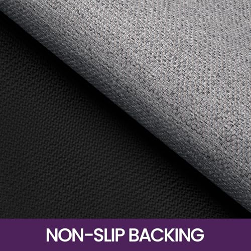DEXI Kitchen Rug Mat Sets, Rubber Backed Long Floor Mats Non Slip Washable, 2 Pieces Carpet Runner Rugs for Hallway, Dining Room and Entrance,