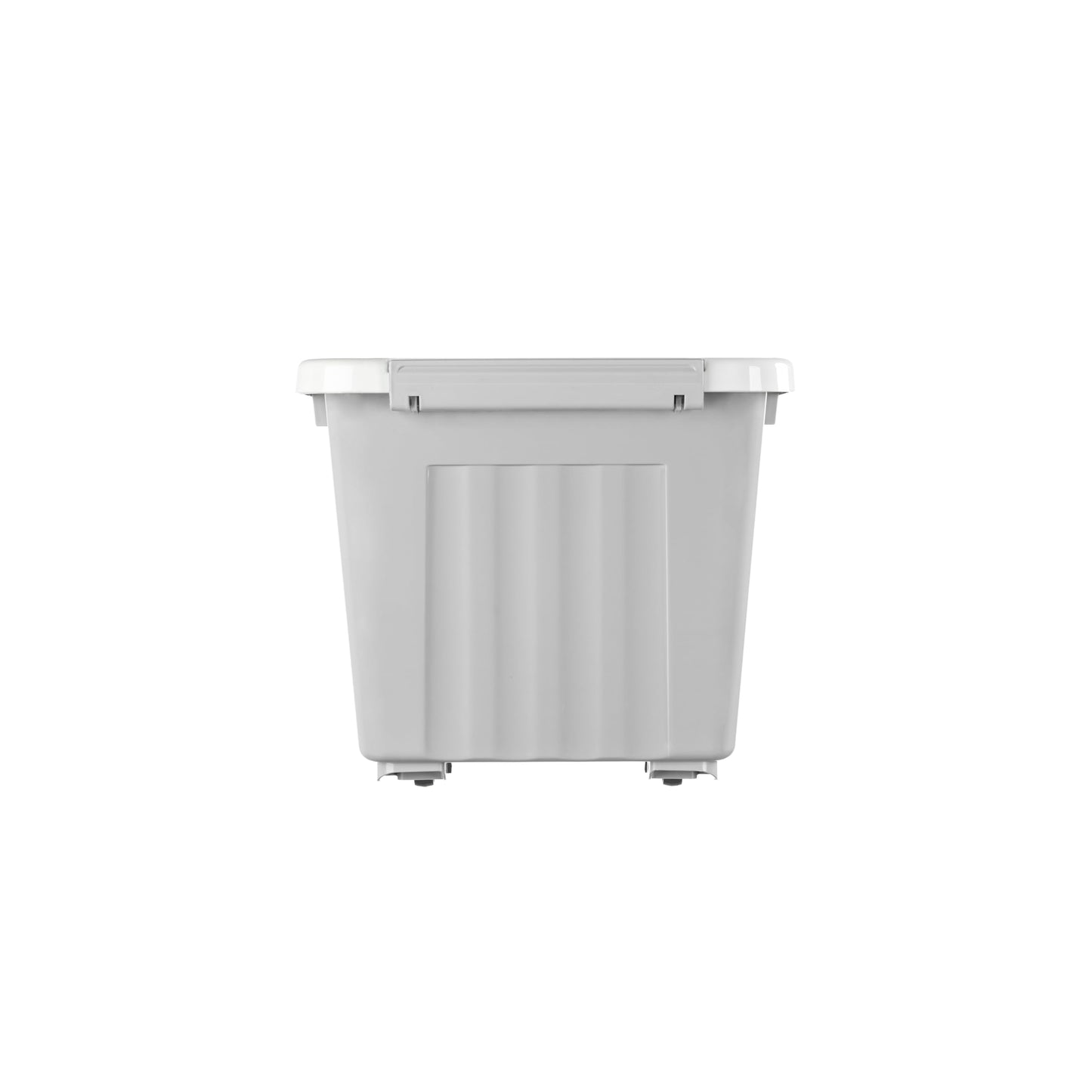 Cetomo 35L*3 Storage Boxes with Lids, Plastic Storage Box with Wheels and Secure Side Latches, Stackable & Nestable Organizer for Home, Office