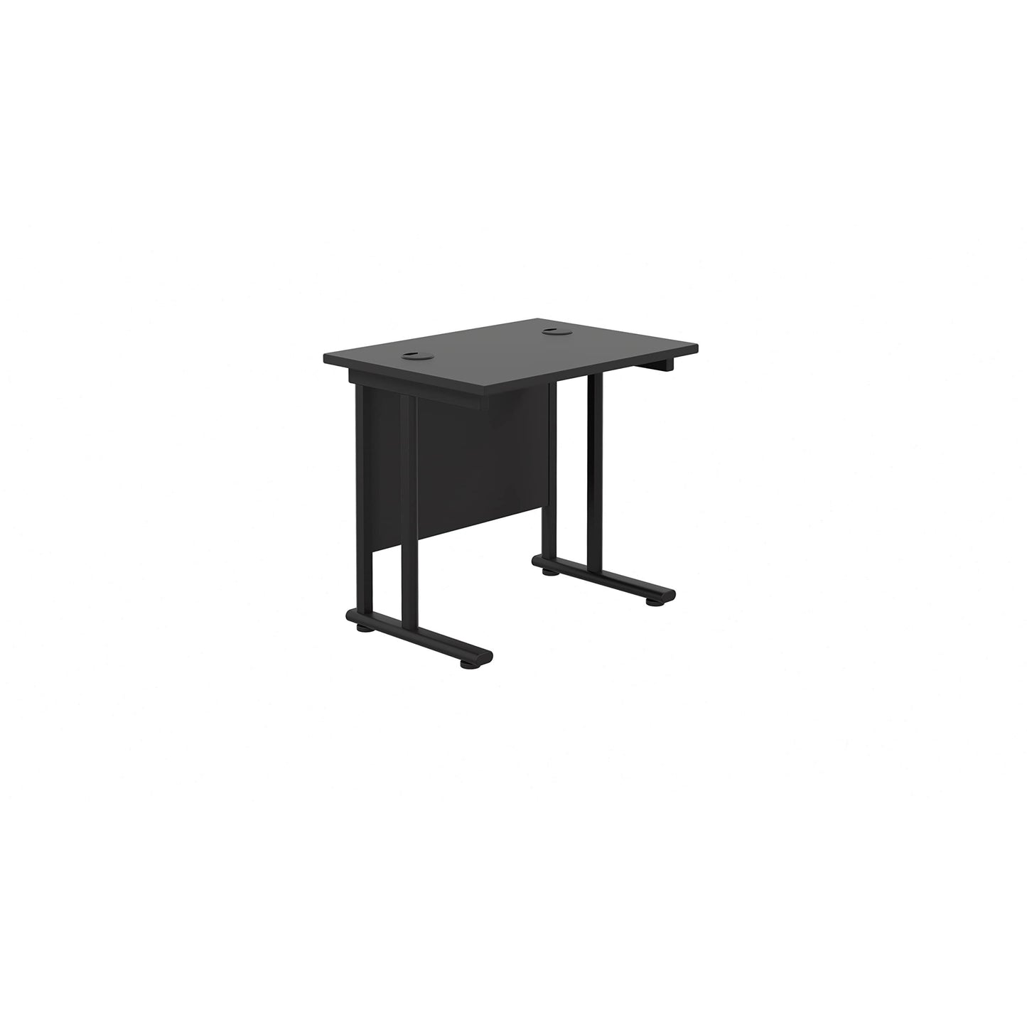 Office Hippo Heavy Duty Rectangular Cantilever Office Desk, Home Office Desk, Office Table, Integrated Cable Ports, PC Desk For Office or Home