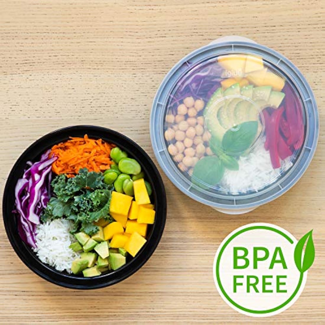 Igluu Meal Prep Containers Reusable 30 Pack Round 828ml (28oz) BPA-Free Food Prep Containers with Airtight Lids – Durable Plastic, Stackable, Microwave, Freezer & Dishwasher Safe