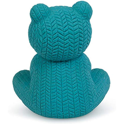 Petface Little Petface Teddy Bear Latex Chew Dog Toy, Blue (Pack of 1)