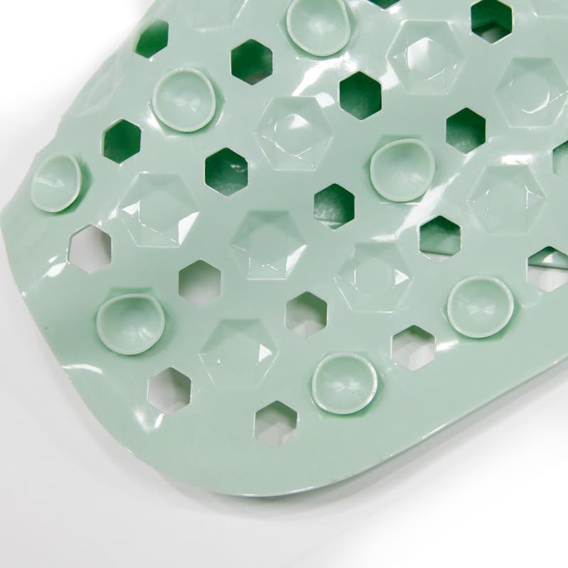 Diamond Shower Bath Mats - Washable Non Slip Anti Mould Rubber Bathmat with Suction Cups for Bathtub and Bathroom, Ideal for Babies