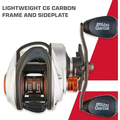 Abu Garcia Revo X Low Profile Baitcast Fishing Reel