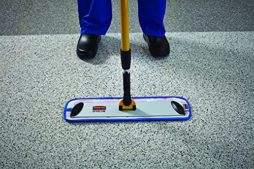 Rubbermaid Commercial Products FGQ58000YL00, 36 inch HYGEN Quick Connect Single Sided Hall Dust Mop Frame - Yellow
