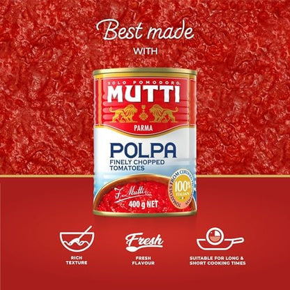 Mutti Finely Chopped Tomatoes 400g (Pack of 12)