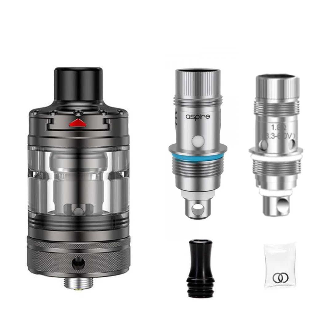 Nautilus 3 Vape Tank (Gunmetal) - 3 Colours to choose from - Sliding Top Fill, Compatible with all Aspire Nautilus Coils - No Nicotine
