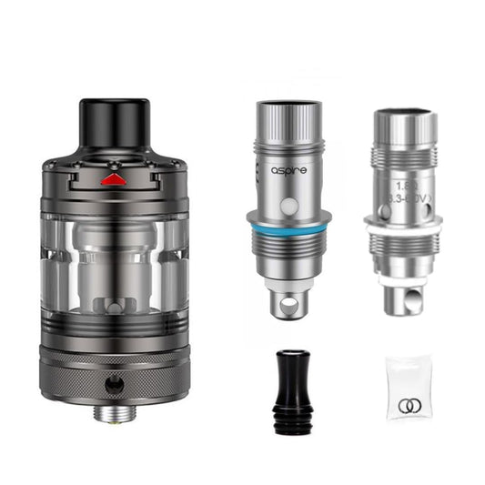 Nautilus 3 Vape Tank (Gunmetal) - 3 Colours to choose from - Sliding Top Fill, Compatible with all Aspire Nautilus Coils - No Nicotine