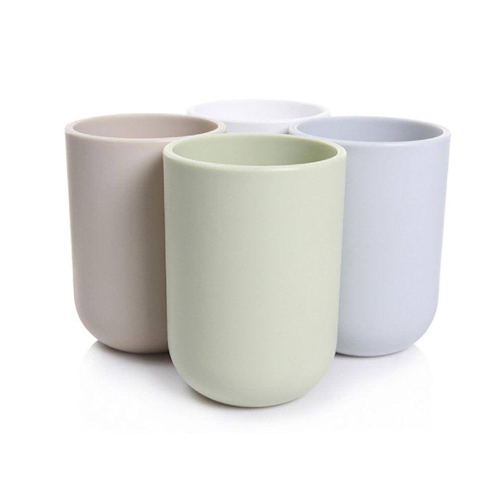 Tumbler Toothbrush Holder Plastic Cups Bathroom Tidy Razor Holder Toothpaste Holder Small Makeup Brush Holder Small Bathroom Cup Travel Camping