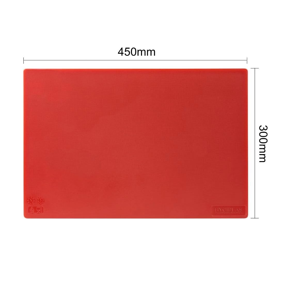 Hygiplas Standard Low Density Chopping Board Set 12X455X305mm Cutting 6pc