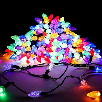 Christmas Concepts 200 Multi Colour Pinecone Lights with Twinkling Effect - Christmas Lights