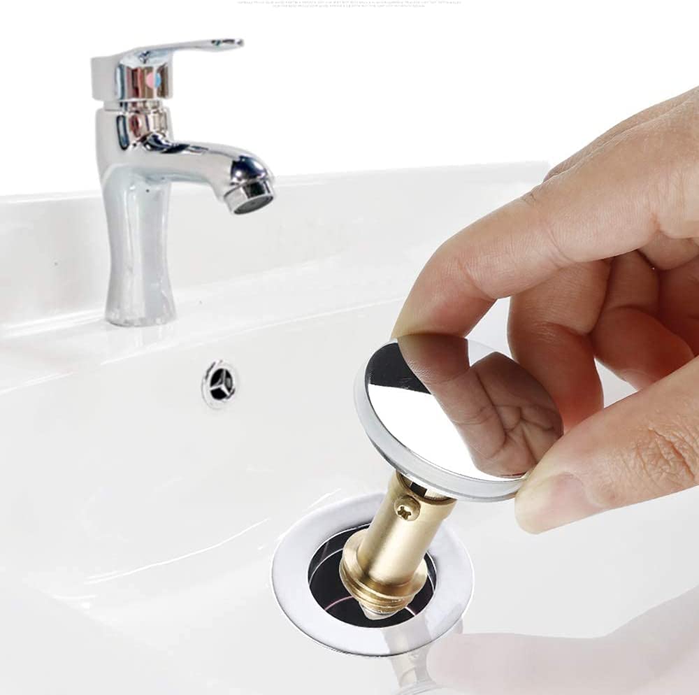 Ideal Swan 35mm Pop Up Sink Plug Replacement, Universal Basin Sink Plugs