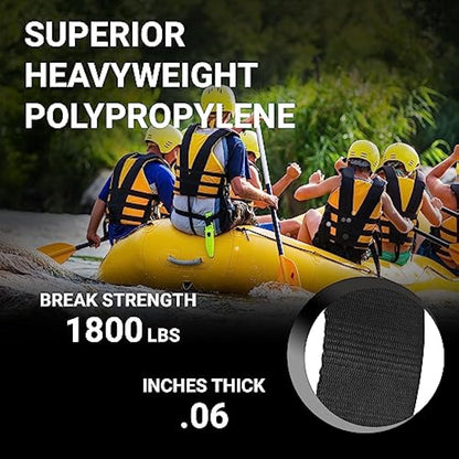 Strapworks Heavyweight Polypropylene Webbing Heavy Duty Poly Strapping Outdoor DIY Gear Repair 2 Inch