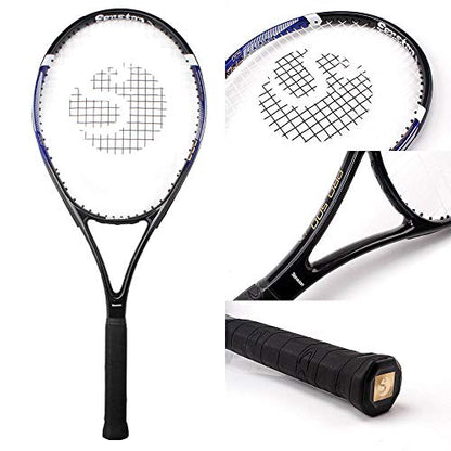 Senston Tennis Racket 27'' for Adults Aluminum Alloy Tennis Racquet Set with Premium Carry Case, Including 1 Overgrip + 1 Vibration Dampeners