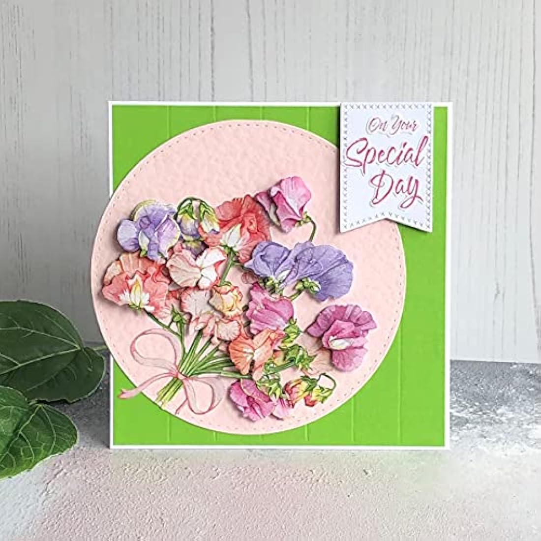 Katy Sue Designs Pretty Flowers 3D Die-Cut Decoupage Sheets for Card Making. A Pack of 24 Sheets of Floral-Themed Die Cuts for Card Making Supplies With Sweet Peas, Corn Poppies, Hydrangeas, & Pansies