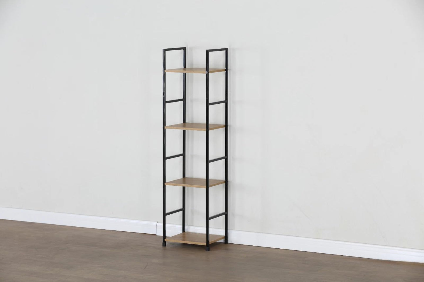 CELINO making your day Industrial 4-Tier Ladder Bookshelf, Bookcase Shelving Unit