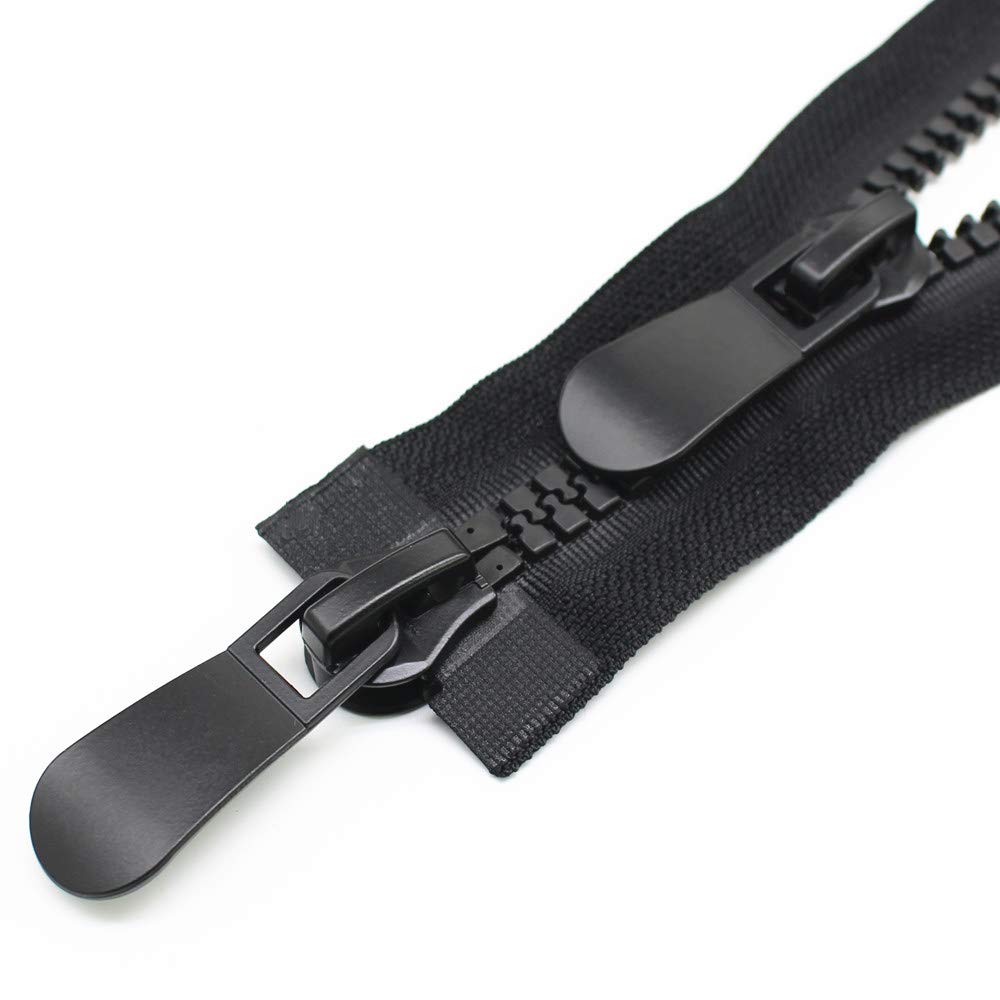YaHoGa 200 cm #15 Large Plastic Zip 2 Way Separable 11 mm