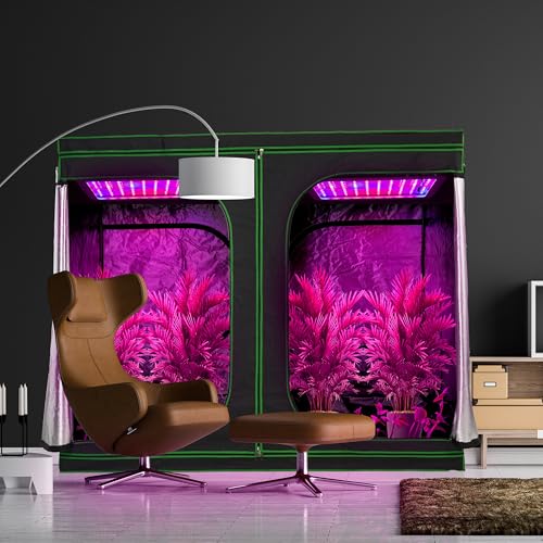 Relaxdays Grow Tent, Plant Cultivation, Reflective Foil Inside, Mini Greenhouse, HxWxD: 120 x 40 x 40 cm, Black/Green