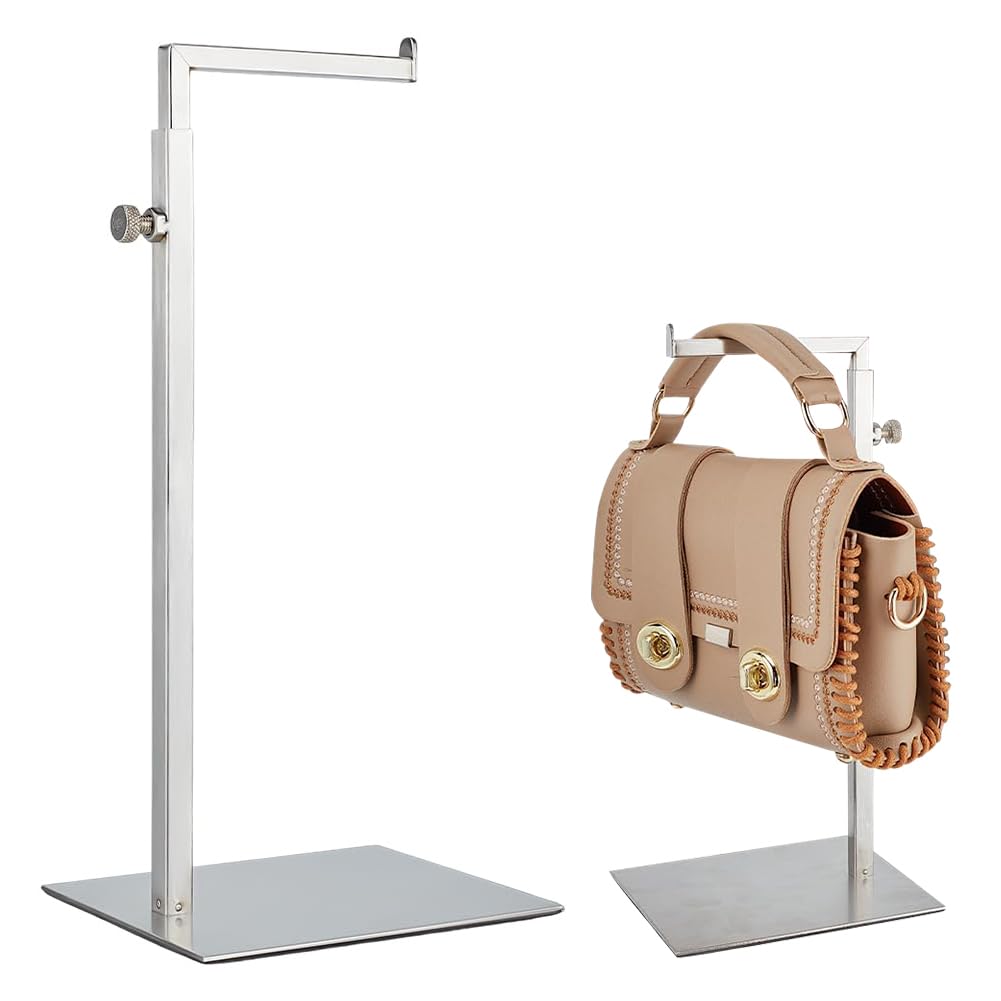 UNICRAFTALE 2 Sets Adjustable Purse Display Stand Bag Hanger Stand