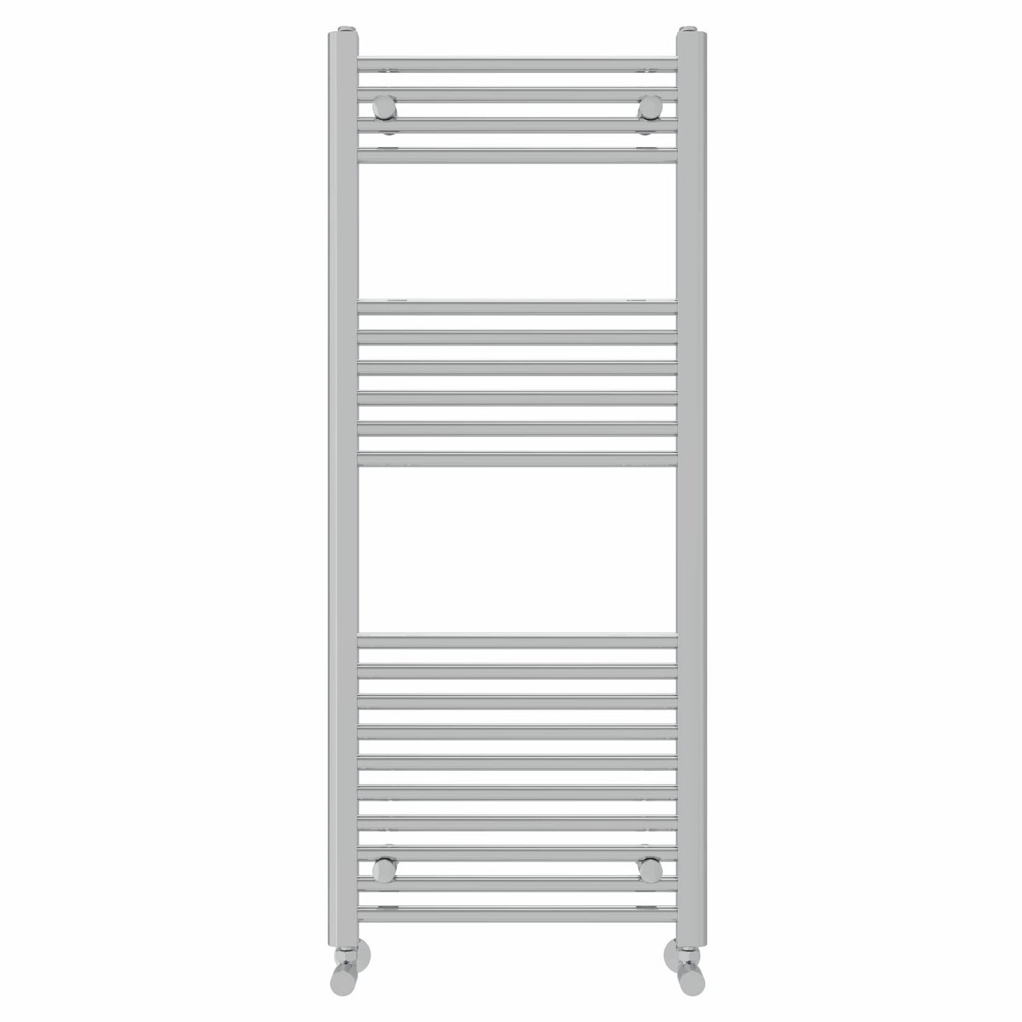 NRG Chrome Heated Towel Rail Straight Designer Radiator, 1200×500mm