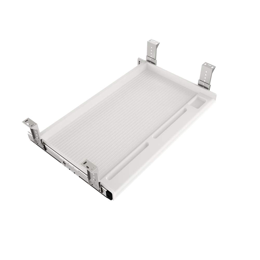FRMSAET Under Desk Keyboard Drawer Multipurpose Tray Pencil Drawer - Grey