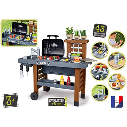 Smoby - GARDEN KITCHEN - INCLUDES 43 ACCESSORIES