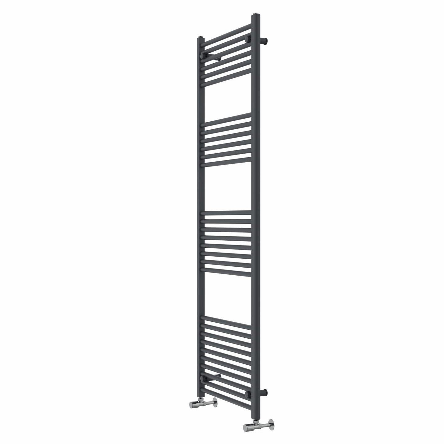 Warmehaus Straight Bathroom Heated Towel Rail Warmer 1800x600mm Anthracite
