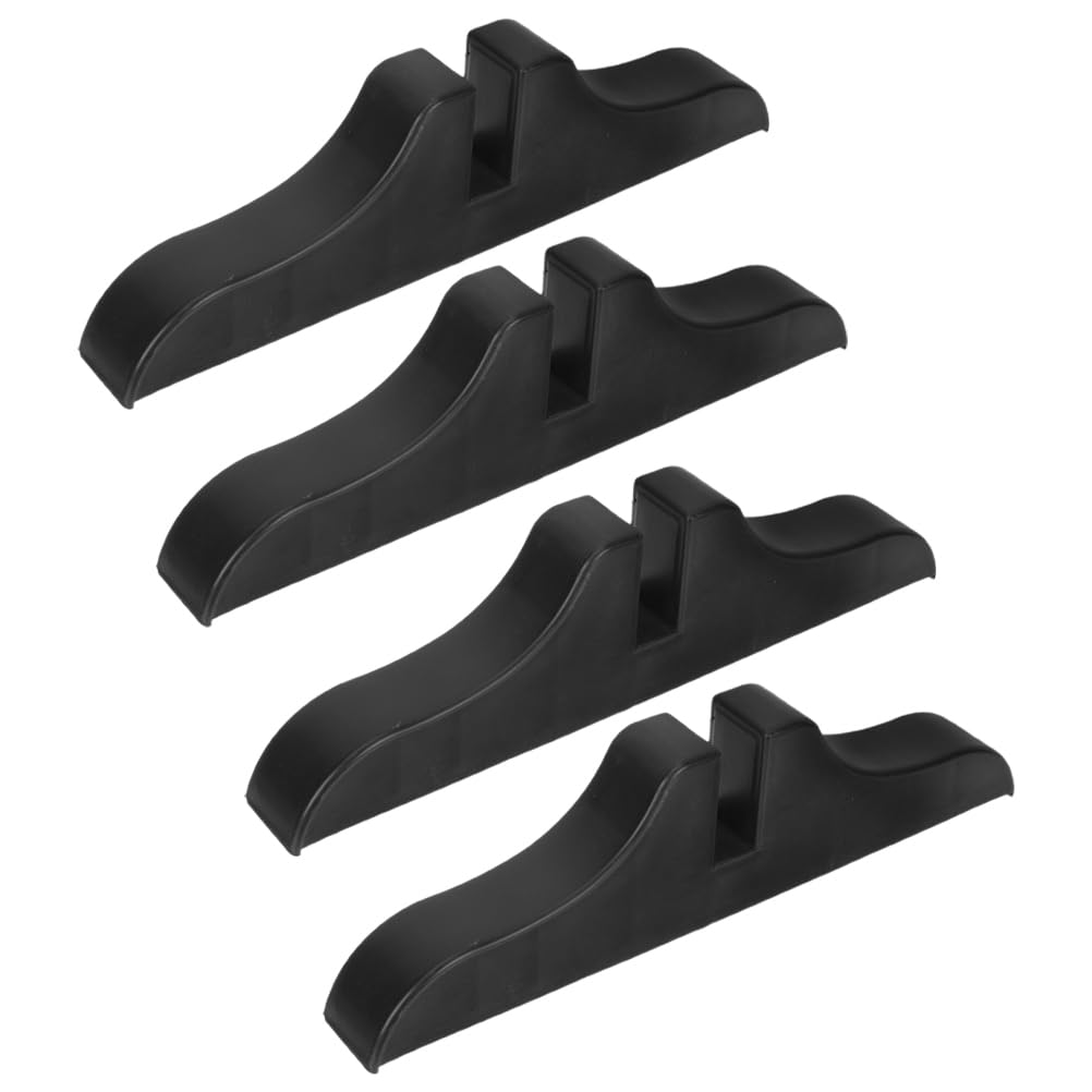 Warmhm 4pcs Room Divider Stand Bases Screen Base Room Divider Support Legs Screen Divider Feet Panel Feet Privacy s Bracket Privacy Stand Black