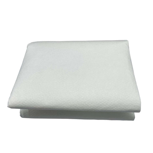 Fusible Fleece Interfacing for Sewing,Iron On Fusible Stiff Stabilizer for Bags(White, Medium Weight 120cm x 1m)