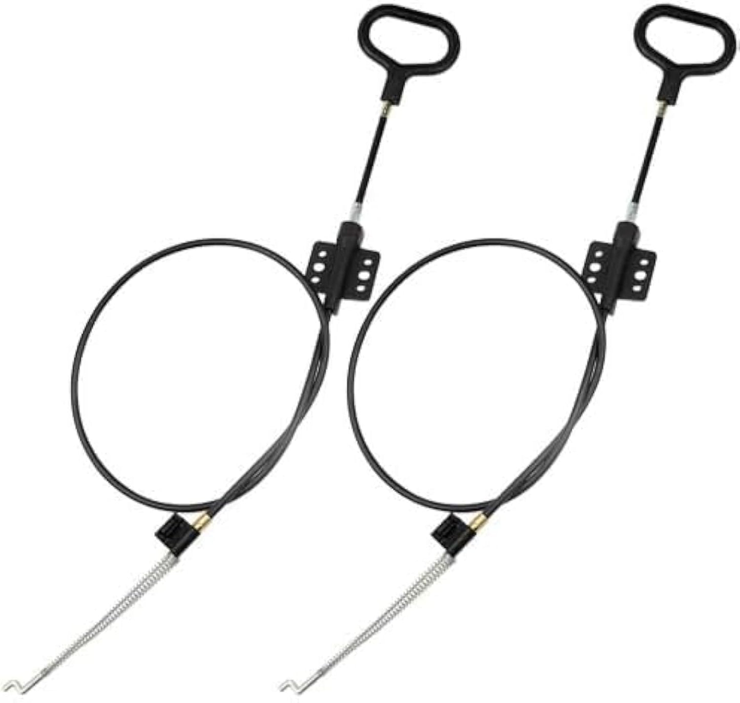 TOVOT 2pcs 38" D-Ring Release Handle Pull Rope Cable Replacement Release Cable for Sofa Chair