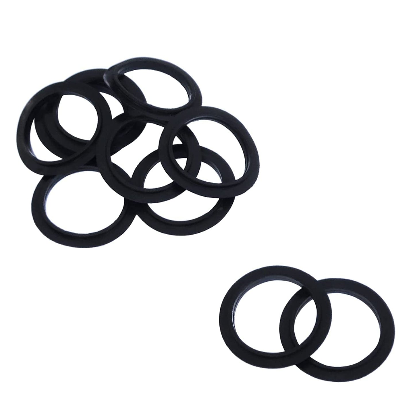 10Pcs Sink Plug O-Ring Spare Sealing Gaskets for Metal Basin Plugs and Pop up Bath Sink Basin Plug Inner Diameter 31.5mm Outer Diameter 38mm Silica