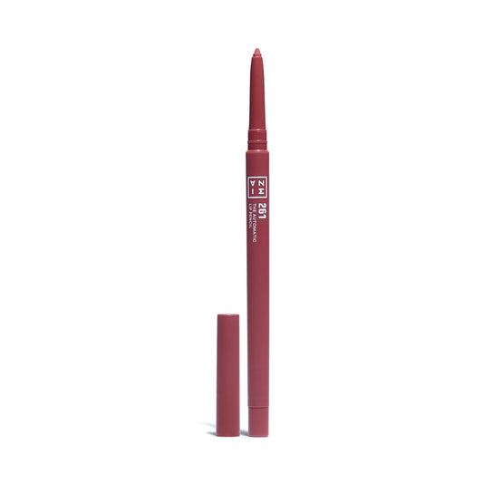 3INA MAKEUP - The Automatic Lip Pencil 261 - Dark nude Lip Liner Built- In Sharpener - Waterproof Lip Liner