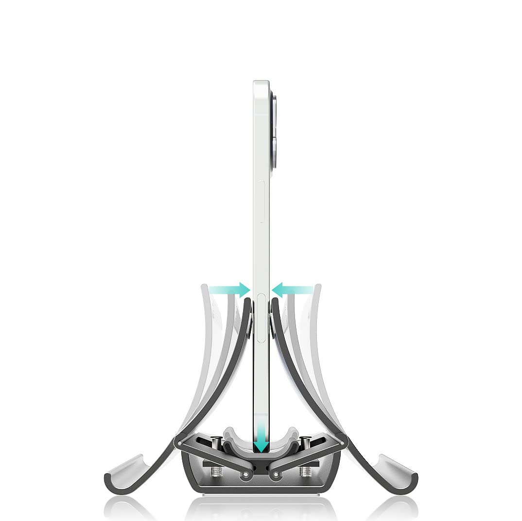 VOANZO Vertical Laptop Stand Gravity Notebook Holder Desktop Space Saving Laptop Stand Dock for All Laptop Models （up to 17.3"）