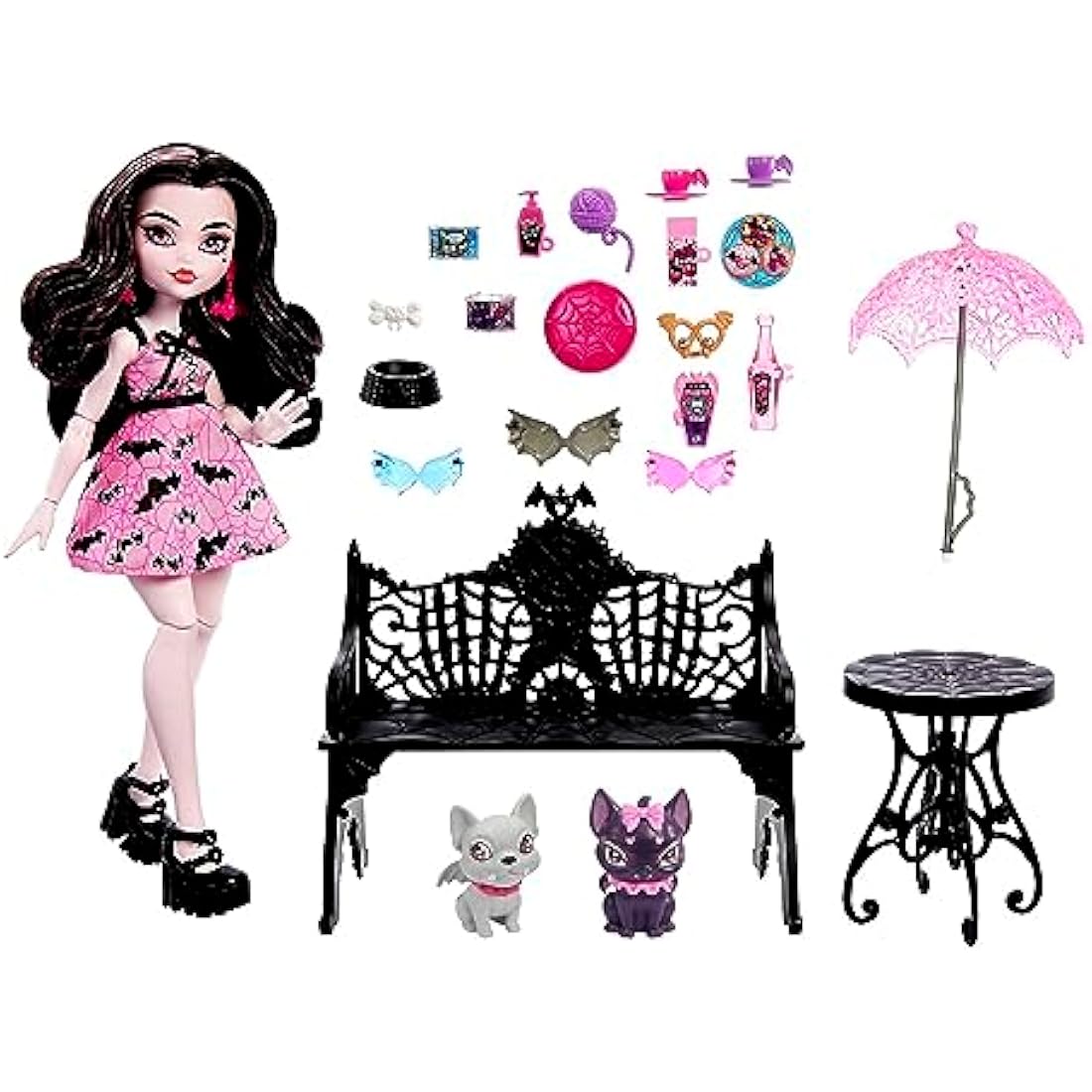 Monster High Draculaura Bite in the Park Doll and Playset