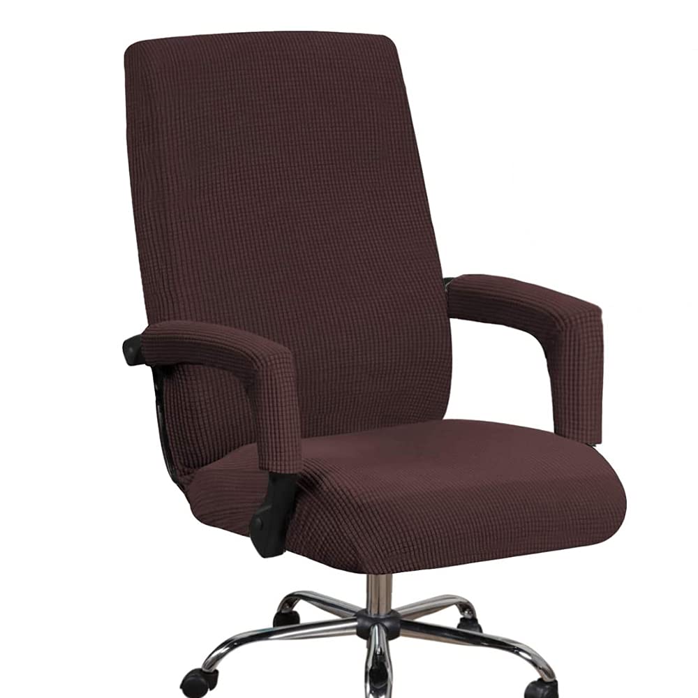 Bestenrose Office Chair Cover Stretch Computer Desk Chair with Arm Covers