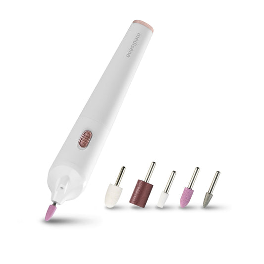 medisana MP 900 electric manicure & pedicure kit, nail file, nail drill and callus remover, nail care set for hand and feet and treatment of nails,