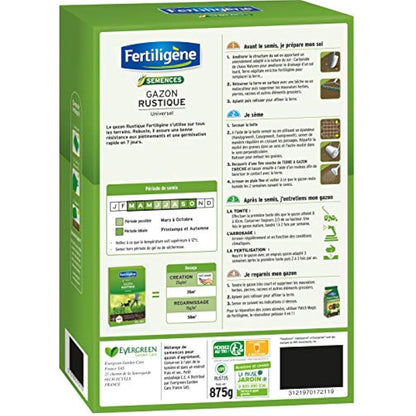 EVERGREEN FERTILIGENE GAZON RUSTIQUE UNIVERSEL, 35MA� RUST35