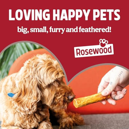 Rosewood Hot Dog Sausages for Dogs - Gluten Free Sausages, Made with Real Chicken and Pork Meat, Meaty Treats for Small, Medium, Large Dogs and Puppies (Case of 12 x 220g)