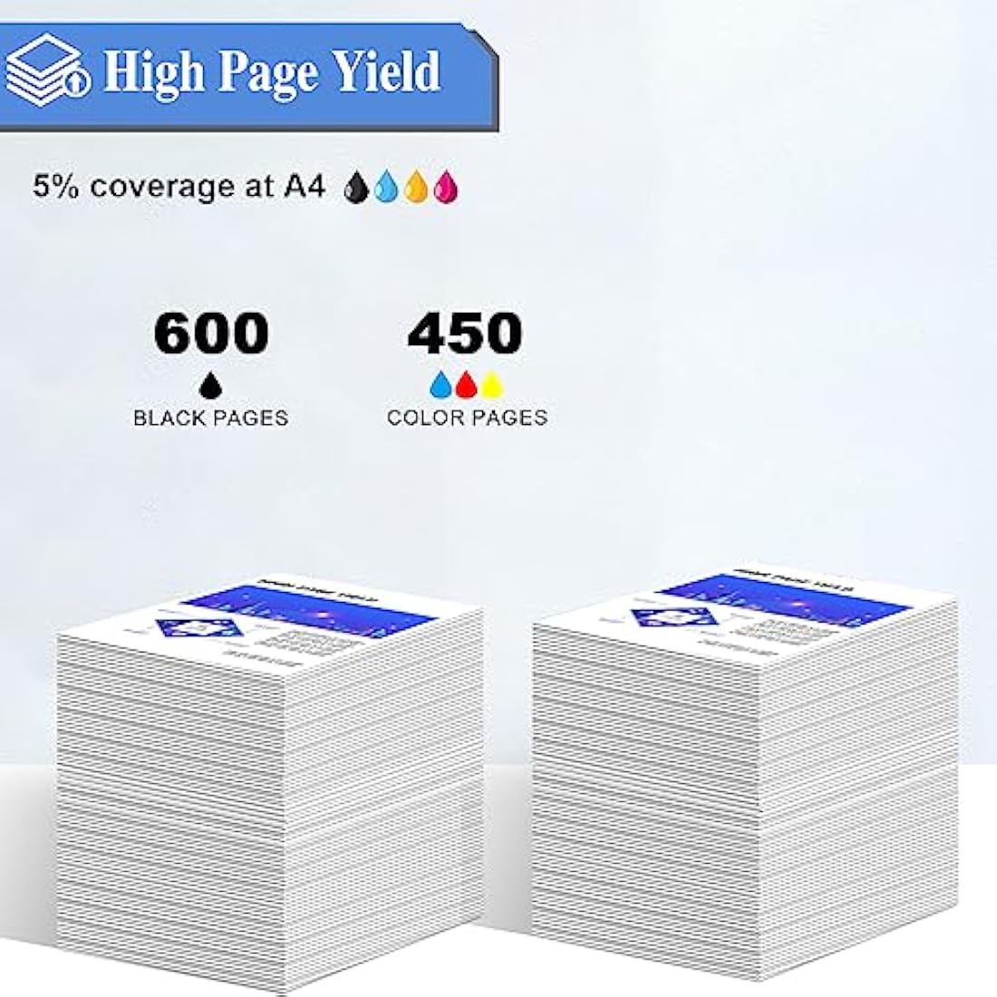 305XL Remanufactured Ink Cartridges Compatible with HP 305 XL 305XL Cartridges Multipack for DeskJet 2710 2720 DeskJet Plus 4110 4120 Envy 6010 6020 6032 Envy Pro 6420 (2-Pack, Black + Color)
