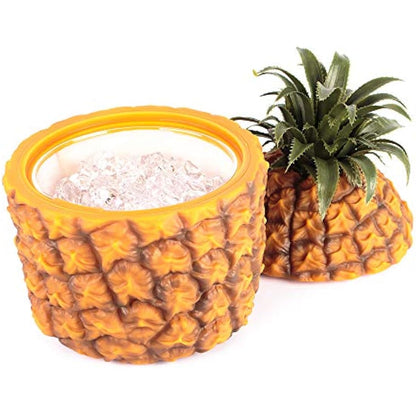 Bar Bespoke Retro Pineapple Ice Bucket - Vintage Plastic Pineapple Shaped Centrepiece