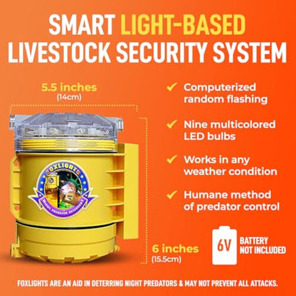 Gallagher Foxlights Battery Fox Deterrent
