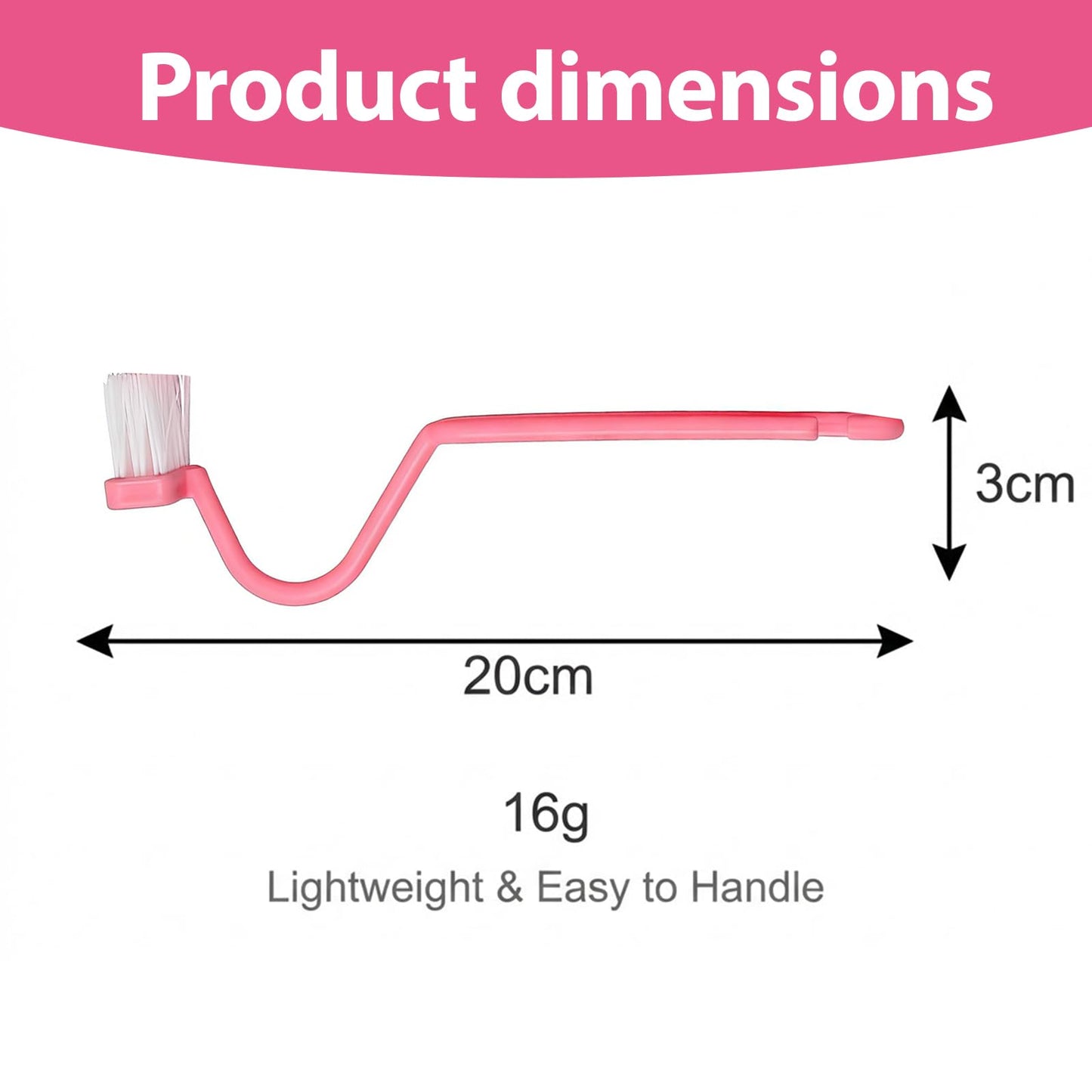 6Pcs V-Shaped Toilet Cleaner Brush Set Deep Cleaning Ergonomic Scrubber
