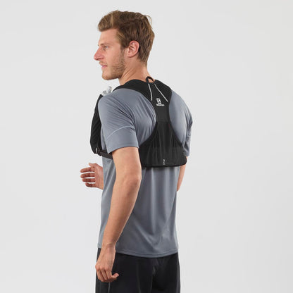 Salomon Agile 2 Unisex Unisex Hydration Vest, Trail Running, MTB, Running, Hiking, Dynamic Comfort, Quick Access, and Comfort in Motion, Black