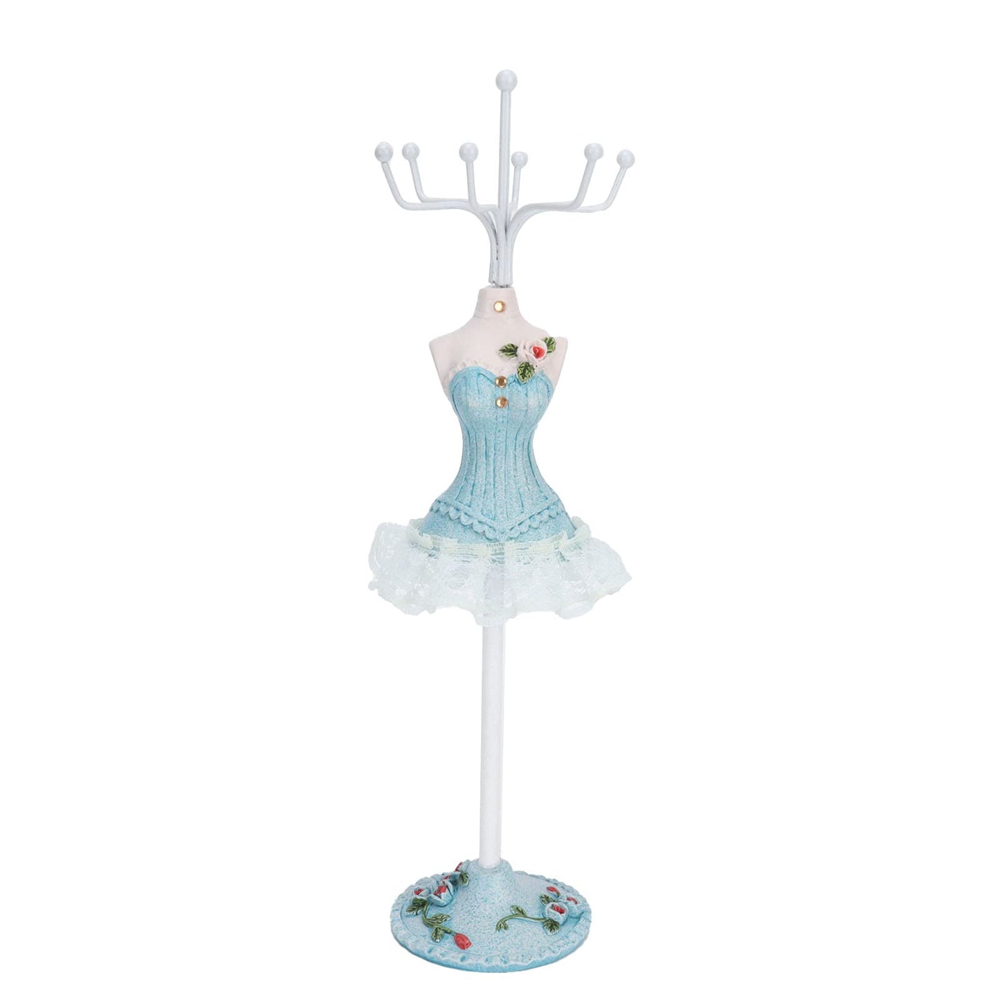 Jenngaoo Hanging Jewelry Organizer, Dress Display Stand Jewelry Tree, Earrings Rack Necklace Holder Decoration Supplies for Home Shop Salon(1)