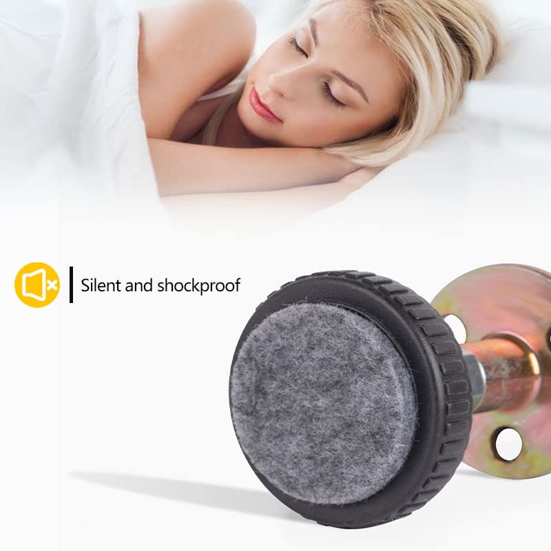 2 Pieces Anti-Shake Fixer with Adjustable Threaded Bed Frame Anti-Shake Tool Headboard Stopper Telescopic Support Use for Bed Cabinet Chair Sofa