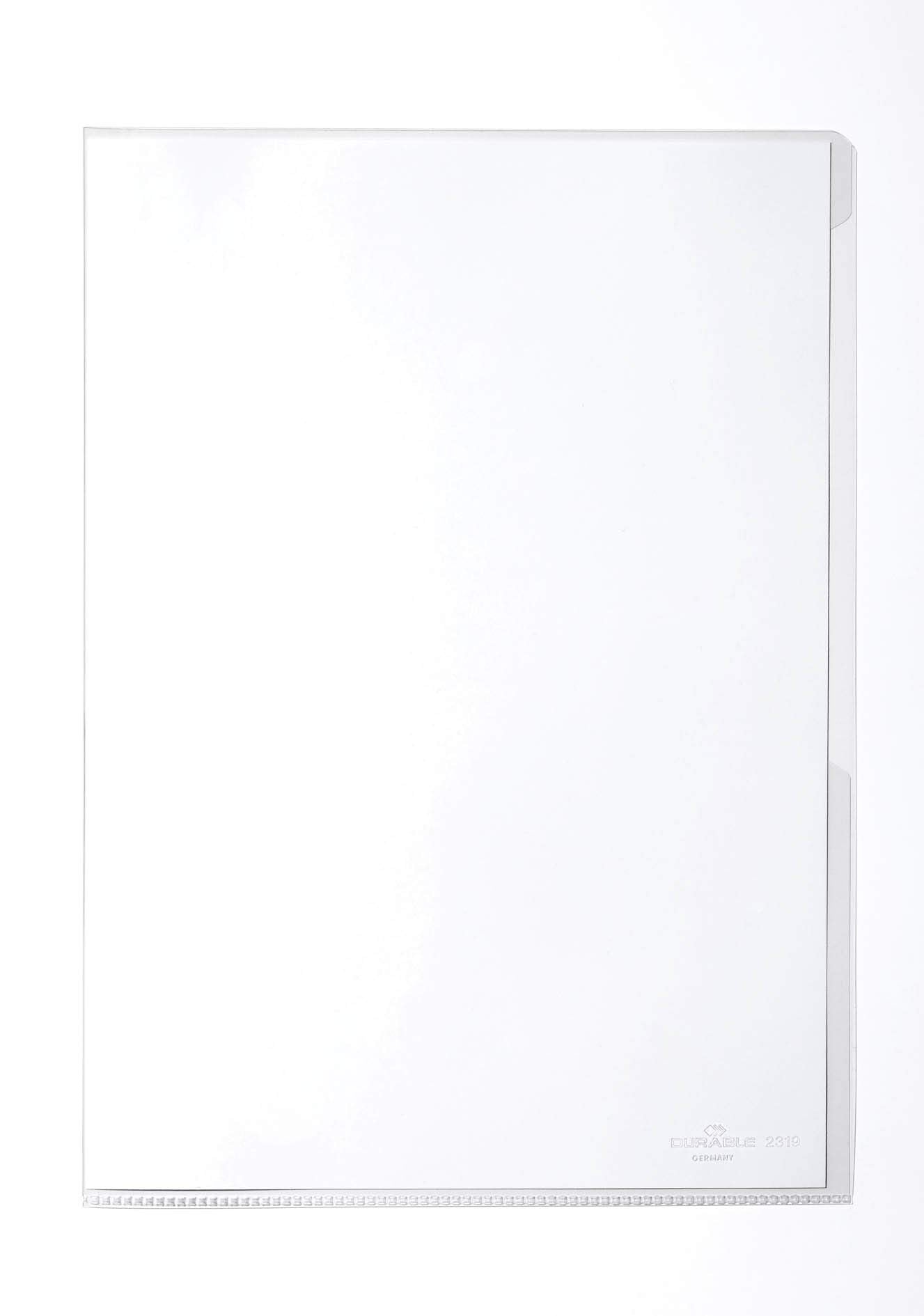 Durable 231319 Transparent Cover A4, Bag of 10-Piece, Crystal Clear