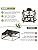 AOLALA Black Chandeliers Kitchen Ceiling Light,4 Lights Industrial Lighting Ceiling, Industrial Wood Semi Flush Ceiling Lights, Farmhouse Hallway Ceiling Lamp Fixture E14 [Energy Class A]