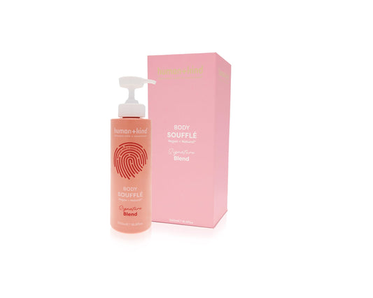 Human+Kind Limited Edition Signature Blend Body Souffl? Gift Set 500ml | Luxurious Whipped Moisturiser | Vegan & Cruelty-Free Hydration for Radiant,