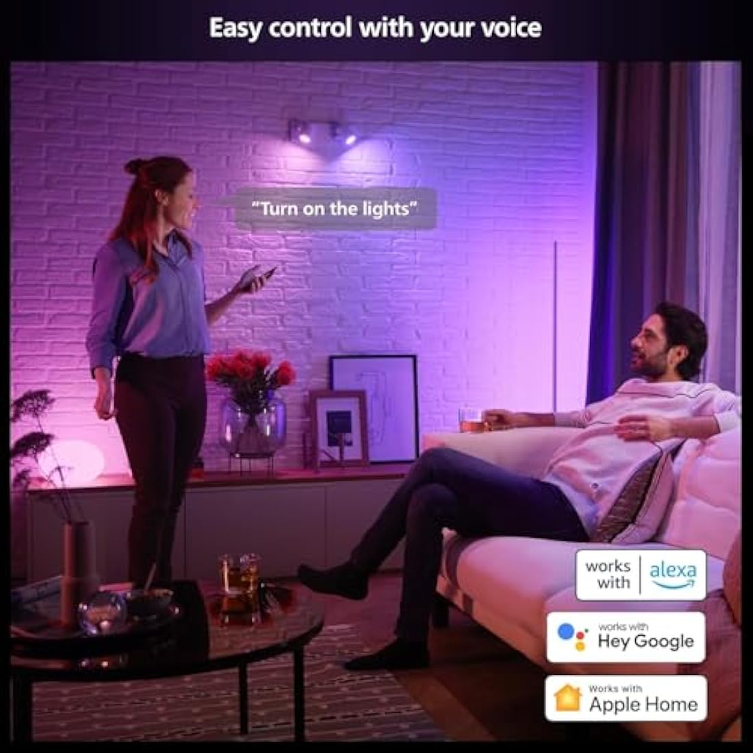 Philips Hue LED Smart Light spot - White and Colored Light - 2 Pack - MR16
