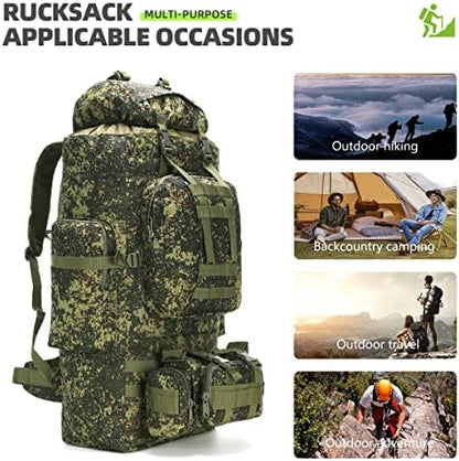 King'sGuard Men's 100L Camping Hiking Backpack