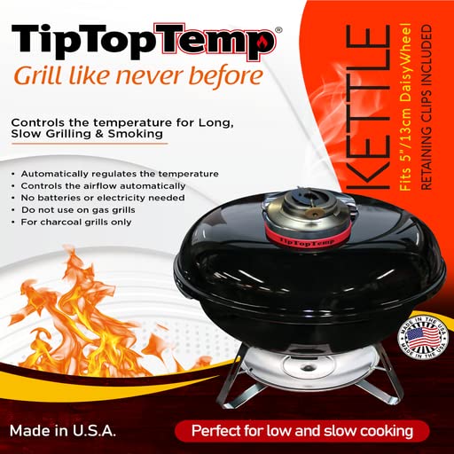 Tip Top Temp Attachable Grill Temperature Regulator (TTT-03 Kettle)